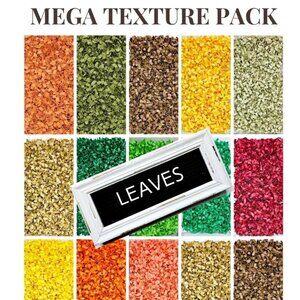 Sensory Bin | FALL LEAVES | 15 COLOR MEGA PACKS | Educational Activity, Stim Toy